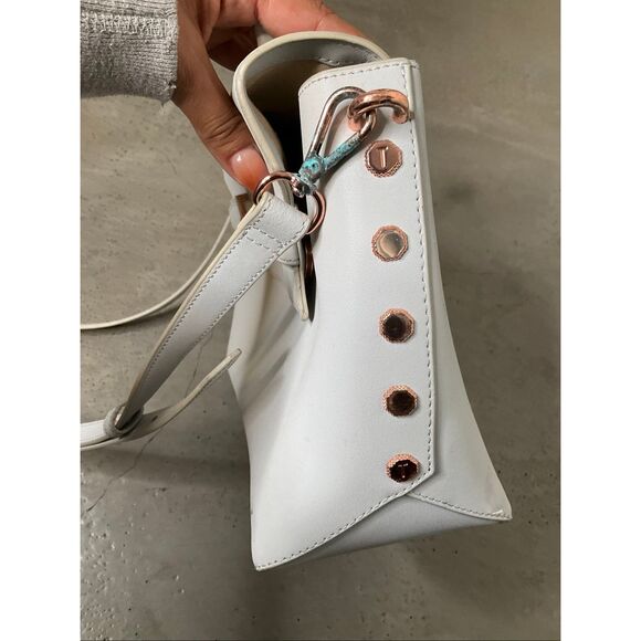 Ted Baker Taymar Studded Leather Satchel - Picture 5 of 14